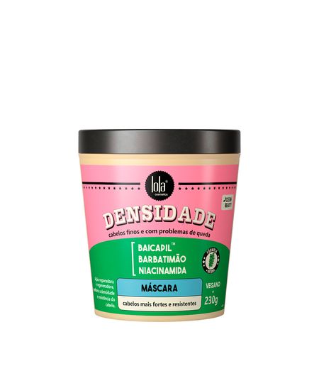 máscara capilar densidade lola cosmetics 230g 230 G máscara capilar densidade lola cosmetics 230g 230 G