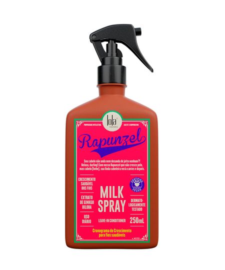 finalizador milk spray rapunzel lola cosmetics 250ml 250 ML