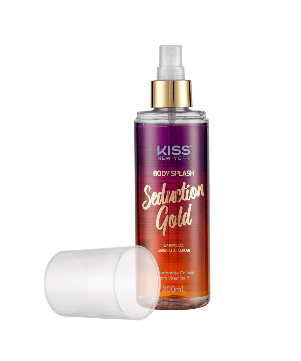 body splash seduction gold kiss new york 200ml body splash seduction gold kiss new york 200ml