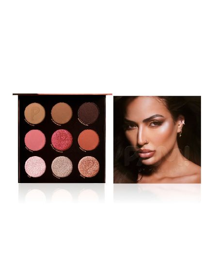 paleta multifuncional 9 cores com contorno blush iluminador 9 necessários pam by pamella colorido UNICO paleta multifuncional 9 cores com contorno blush iluminador 9 necessários pam by pamella colorido UNICO
