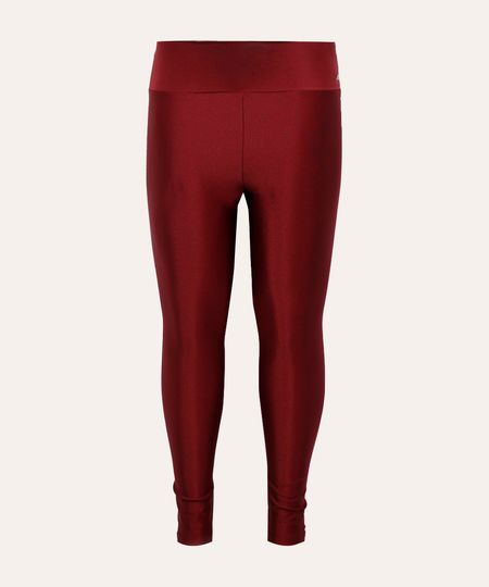 calça legging básica esportiva ace vinho M