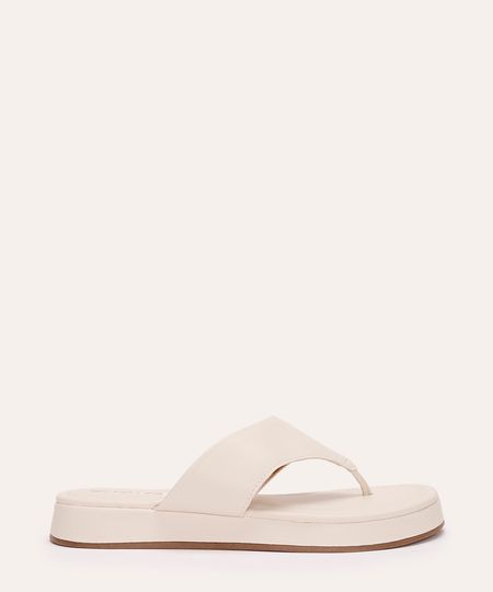 rasteirinha flatform de dedo via uno off white 34 rasteirinha flatform de dedo via uno off white 34