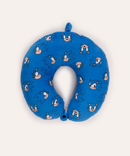 apoio de pescoço infantil Sonic azul UNICO