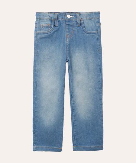 calça jeans slim infantil azul claro 1