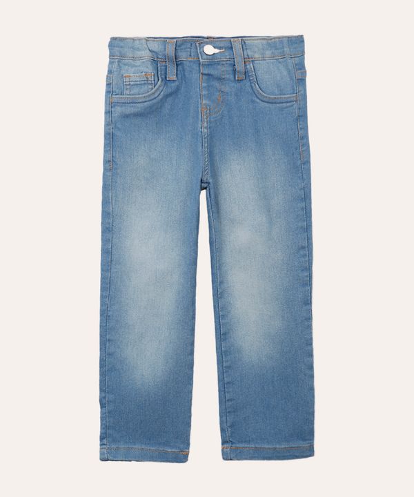 calça jeans slim infantil azul claro 2
