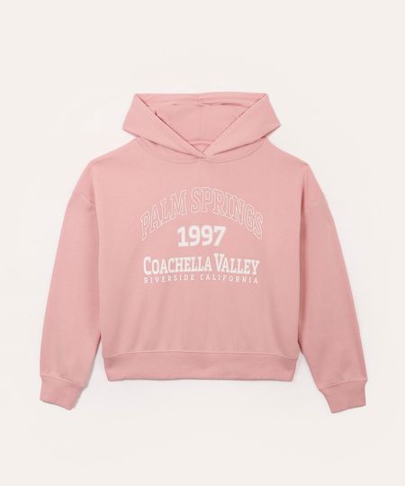blusão de moletom com capuz juvenil rosa 10 blusão de moletom com capuz juvenil rosa 10