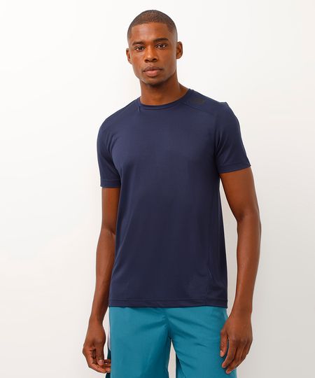 camiseta básica esportiva ace azul P camiseta básica esportiva ace azul P