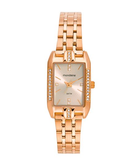 relógio mondaine analógico 32756LPMKRE3K1 rosa UNICO