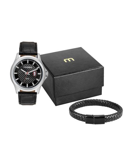 relógio mondaine analógico 3505G0MVNH3KF prateado UNICO