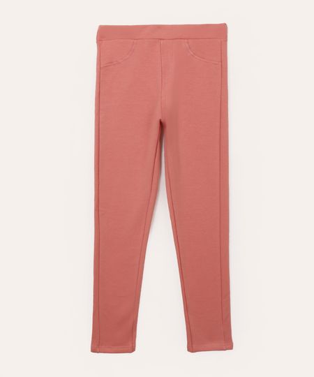 calça legging infantil rosa 4