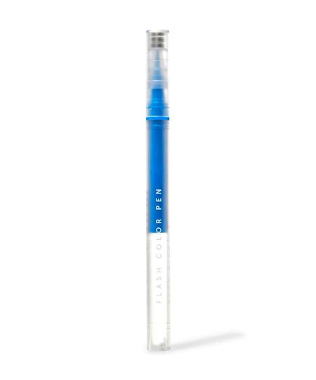 caneta delineadora flash color pen 4 you neon océane blue UNICO