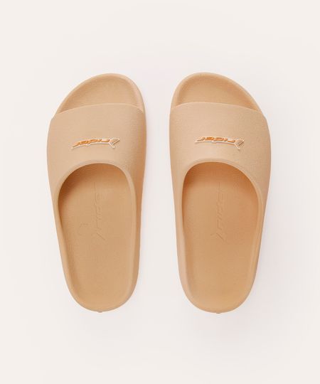 chinelo slide drip rider bege 35