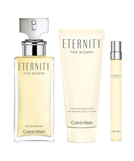 kit ck eternity for women edp calvin klein 100ml UNICO kit ck eternity for women edp calvin klein 100ml UNICO