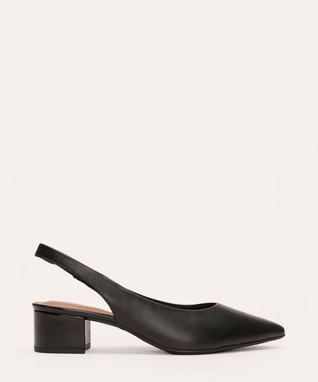 scarpin napa beira rio salto baixo preto 34