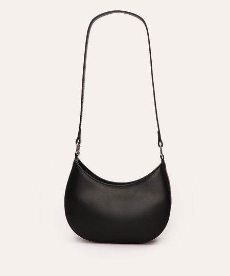 bolsa baguete lisa preto UNICO