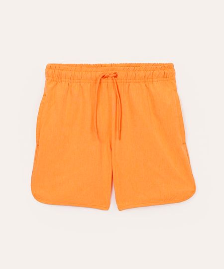 bermuda boardshort infantil lisa laranja 6