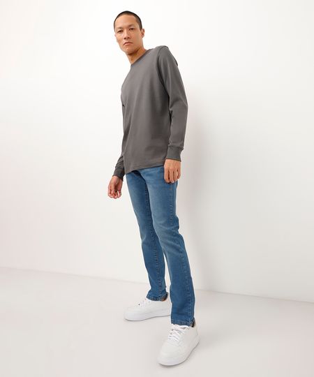 calça jeans slim azul 38