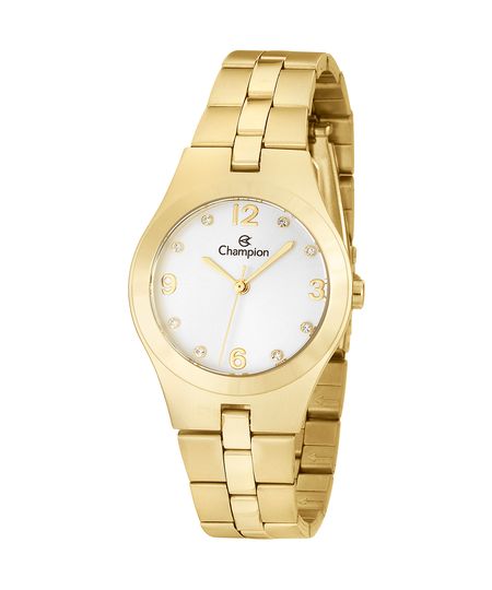 relógio champion cn25467h analógico dourado UNICO
