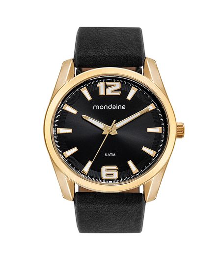 relógio mondaine 76787gpmvdh3kt analógico dourado UNICO