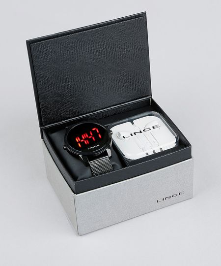 Kit-de-Relogio-Digital-Lince-Masculino---Fone-de-Ouvido---MDN4586L-KD76PXPX-Preto-9396615-Preto_1