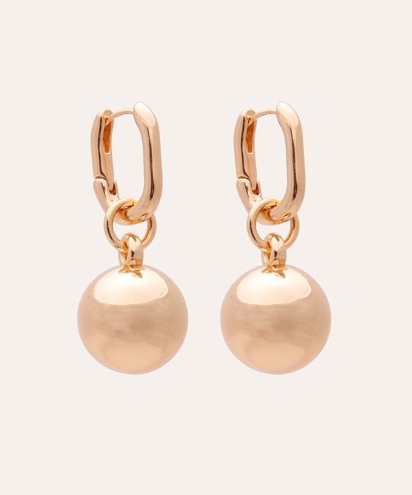 brinco mini esfera dourado UNICO