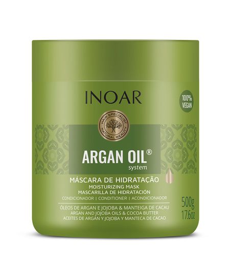 máscara capilar inoar argan oil system 500g 500 G máscara capilar inoar argan oil system 500g 500 G