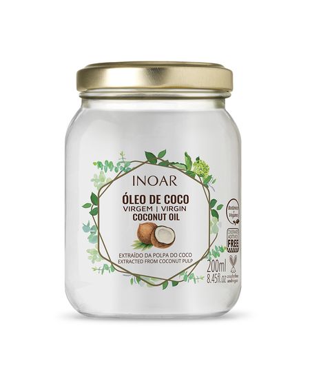 óleo capilar inoar de coco 200ml 200 ML óleo capilar inoar de coco 200ml 200 ML
