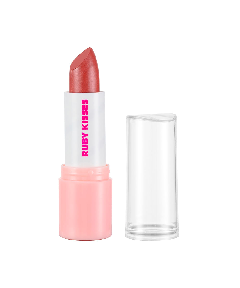 batom clássico nude aberto ruby kisses