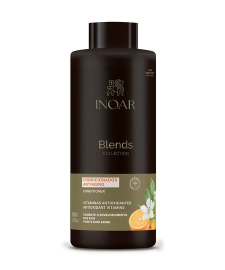 condicionador antiaging inoar blends collection vitaminas antioxidantes 800ml 800 ML condicionador antiaging inoar blends collection vitaminas antioxidantes 800ml 800 ML