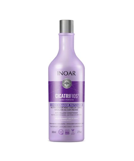 condicionador inoar cicatrifios loiro perfeito 800ml 800 ML condicionador inoar cicatrifios loiro perfeito 800ml 800 ML