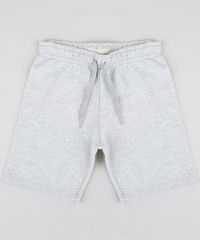 Bermuda-Infantil-Basica-em-Moletom-Cinza-Mescla-Claro-9402042-Cinza_Mescla_Claro_1