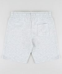 Bermuda-Infantil-Basica-em-Moletom-Cinza-Mescla-Claro-9402042-Cinza_Mescla_Claro_2