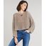 Blusa-Feminina-em-Trico-Ampla-Manga-Longa-Decote-Redondo-Kaki-9374678-Kaki_1