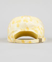 Bone-Feminino-Estampado-de-Abacaxi-Aba-Curva-Amarelo-9371863-Amarelo_3