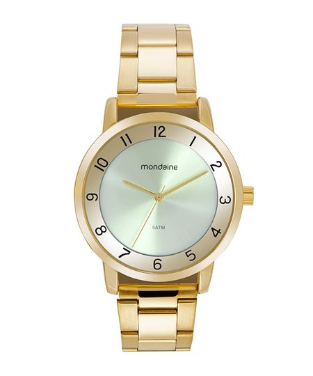 relógio mondaine 99730lpmvde1kt analógico dourado UNICO relógio mondaine 99730lpmvde1kt analógico dourado UNICO