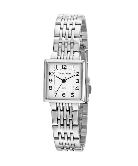 relógio mondaine 32378l0mvne2ks analógico prateado UNICO