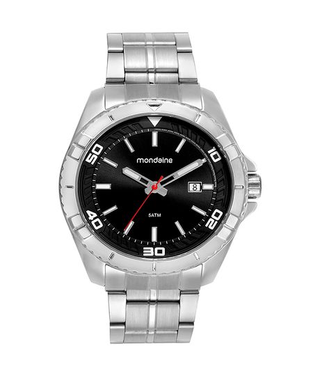 relógio mondaine 32635g0mvne2kf analógico com calendário cinza UNICO