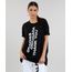 T-shirt-Feminina-Alongada--Gracias-Obrigada-Thank-You--Manga-Curta-Preta-9329022-Preto_1