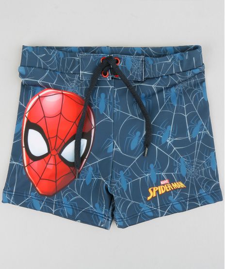 Sunga-Infantil-Boxer-Homem-Aranha-com-Cordao-Azul-9231714-Azul_1