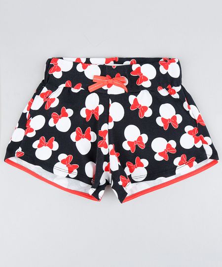 Short-Infantil-Estampado-Minnie-com-Laco-Preto-9316296-Preto_1