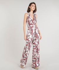 Macacao-Feminino-Estampado-de-Folhagens-com-Cinto-Decote-V-Off-White-9316949-Off_White_1