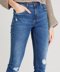 Calca-Jeans-Feminina-Reta-Vintage-com-Rasgos-Azul-Medio-9346396-Azul_Medio_4
