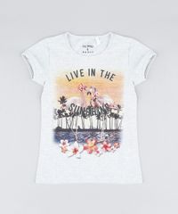 Blusa-Infantil-Flamingos-Manga-Curta-Decote-Redondo-Cinza-Mescla-Claro-9304202-Cinza_Mescla_Claro_1