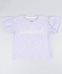 Blusa-Infantil--Weekend--Estampada-de-Margarida-Manga-Curta-Decote-Redondo-Lilas-9326562-Lilas_1