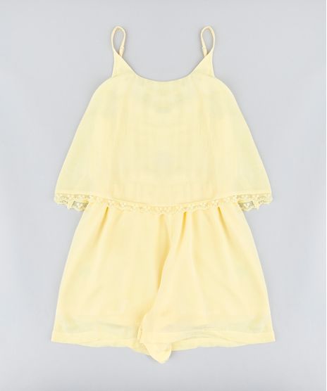 Macaquinho-Infantil-com-Sobreposicao-Alcas-Finas-Decote-Redondo-Amarelo-9182805-Amarelo_1