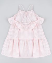 Vestido-Infantil-Estampado-Xadrez-Vichy-com-Babados-Rose-9182781-Rose_2