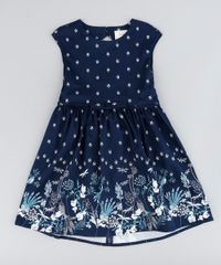 Vestido-Infantil-Estampado-de-Borboletas-com-Laco-e-Vazado-Sem-Manga-Azul-Marinho-9207229-Azul_Marinho_1