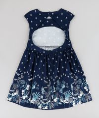 Vestido-Infantil-Estampado-de-Borboletas-com-Laco-e-Vazado-Sem-Manga-Azul-Marinho-9207229-Azul_Marinho_2