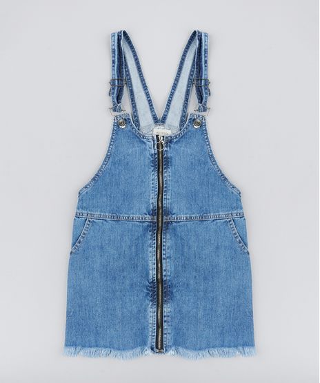 Salopete-Jeans-com-Ziper-de-Argola-e-Barra-Desfiada-Azul-Escuro-9169518-Azul_Escuro_1