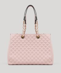 Bolsa-de-Ombro-Feminina-Matelasse-com-Correte-Rose-9200341-Rose_1